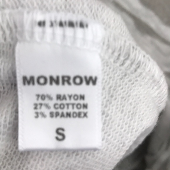 Monrow White Camo Joggers - Picture 5 of 6